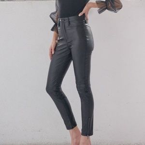 Kancan faux leather jeggings